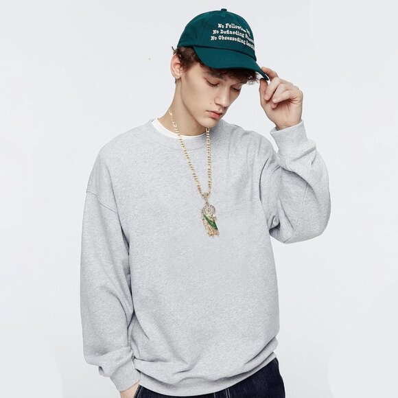 Gold Plated Green Saint Jude Pendant Necklace Figaro 24" San Judas Tadeo Medalla - Picture 7 of 7